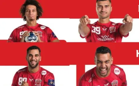 في انطلاقة مثيرة لدوري أبطال أوروبا لليد رباعي مصري يشارك مع فيزبيرم المجري أمام ألبورج الدنماركي