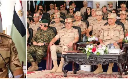 وزير الدفاع يحضر انطلاق التدريب المصري الأميركي المشترك النجم الساطع 2025