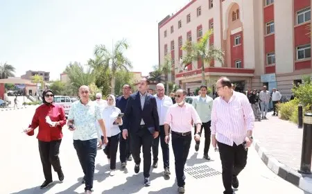 نائب وزير الصحة في جولة تفقدية لمراكز الصحة في ملوي بالمنيا لتحسين جودة الخدمات الصحية