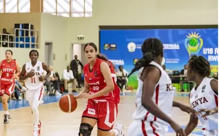 منتخب ناشئات مصر يحقق فوزاً مثيراً على المغرب ويتأهل إلى ربع نهائي الأفروباسكت