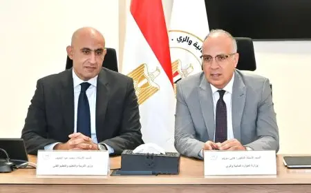 وزيرا الموارد المائية والري والتربية والتعليم يناقشان تحديثات إنشاء مدارس فنية مهنية لتكنولوجيا الري