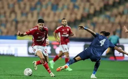 محمد الغازي يدير مباراة الأهلي وإنبي في الدوري المصري