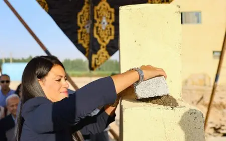 المشاط تضع حجر الأساس لمصنع ديدان القز وإنتاج الحرير أثناء زيارتها لمحافظة قنا