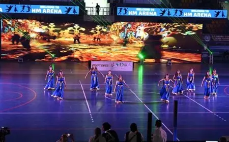 افتتاح رائع يثير الحماس في بطولة إفريقيا لشباب الطائرة تحت 20 سنة بالقاهرة