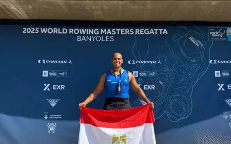 مصر تحقق إنجازاً كبيراً بحصد 3 ميداليات في بطولة العالم للتجديف للأساتذة في إسبانيا