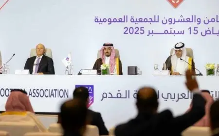 هاني أبو ريدة يعيد انتخابه كنائب أول لرئيس الاتحاد العربي لكرة القدم