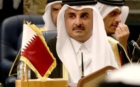 أمير قطر يحذر من مخطط إسرائيل لتهجير سكان غزة بجعلها غير صالحة للعيش