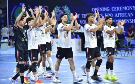 مصر وأوغندا وأربع مواجهات مثيرة في بطولة أفريقيا لشباب الكرة الطائرة اليوم