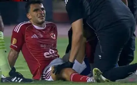 طبيب الأهلي يكشف عن تفاصيل إصابة زيزو في مواجهة إنبي