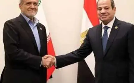 الرئيس السيسي مع نظيره الإيراني يقفان ضد مخطط تهجير الفلسطينيين من أراضيهم