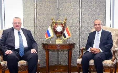 استقبال وزير الخارجية لنائب رئيس الوزراء الروسي يعزز العلاقات الثنائية بين البلدين