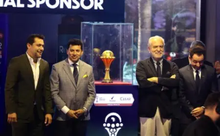 وزير الرياضة يشارك في احتفالية رائعة لاستقبال كأس الأمم الأفريقية بمصر