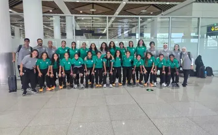 بعثة منتخب مصر للنساء تحت 20 سنة تصل مالابو لملاقاة غينيا الاستوائية في منافسات كرة القدم