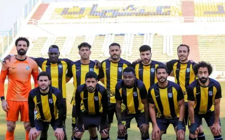 تشكيل المقاولون العرب لمواجهة فاركو مع محمد عنتر في خط الهجوم