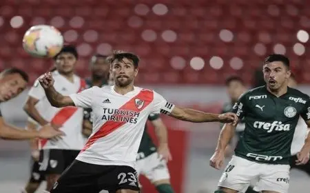 مواجهة مثيرة في ذهاب ربع نهائي كوبا ليبرتادوريس بين ريفر بلايت وبالميراس فجر الخميس