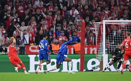 بايرن ميونخ يكتسح تشيلسي بثلاثة أهداف في دوري أبطال أوروبا