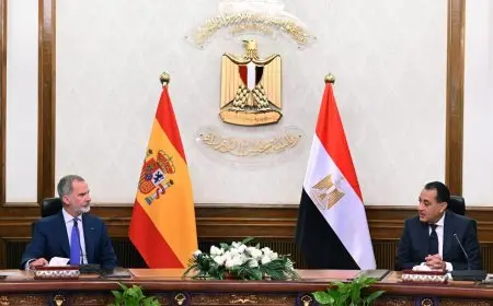 رئيس الوزراء يستضيف ملك إسبانيا في مقر الحكومة ويوقعان مذكرات تفاهم مشتركة