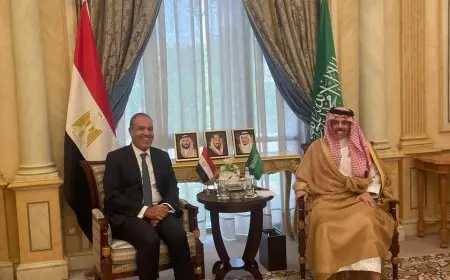 وزير الخارجية يناقش مع نظيره السعودي تعزيز التعاون الثنائي وتطورات الأوضاع الإقليمية