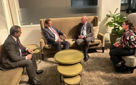 وزير الزراعة يجتمع مع مفوض المملكة المتحدة في جنوب أفريقيا لتعزيز التعاون الزراعي