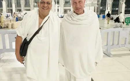 محمود الخطيب يؤدي مناسك العمرة في أعقاب نجاح الجمعية العمومية للنادي الأهلي