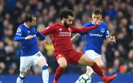 ديربي الميرسيسايد القوي ليفربول تحت قيادة صلاح يواجه إيفرتون في قمة الجولة الخامسة