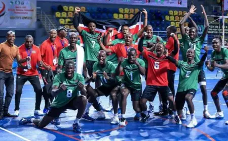 كينيا تحصد الميدالية البرونزية في بطولة إفريقيا لشباب الكرة الطائرة