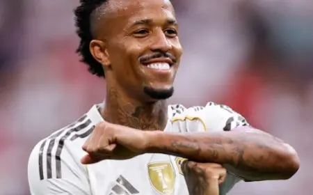 ريال مدريد يتفوق على إسبانيول في الشوط الأول بهدف ميليتاو