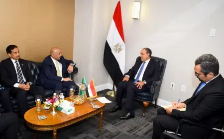 وزير الخارجية يجتمع مع الأمين العام لمجلس التعاون الخليجي في نيويورك لتعزيز الشراكات الدبلوماسية