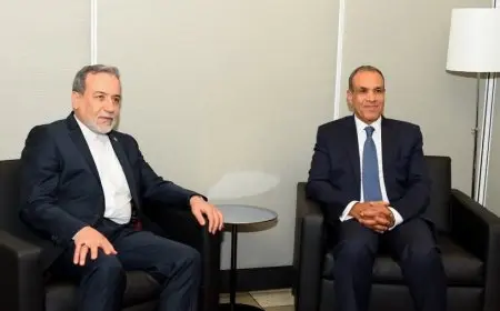 وزير الخارجية يناقش مستجدات الملف النووي مع عراقجي