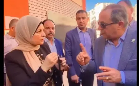 محافظ بورسعيد يوجه إحالة مديرة مدرسة القابوطي للنيابة بسبب وضع المدرسة السيء