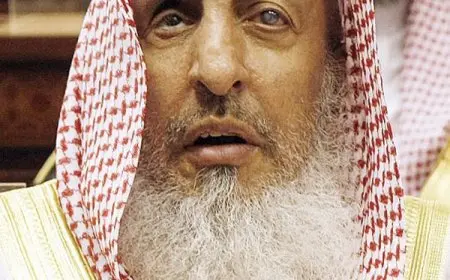 المفتي يعزي بوفاة الشيخ عبدالعزيز آل الشيخ مفتي المملكة العربية السعودية