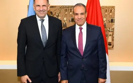 وزير الخارجية المصري يوضح لنظيره اليوناني موقف مصر الرافض لتهجير الفلسطينيين