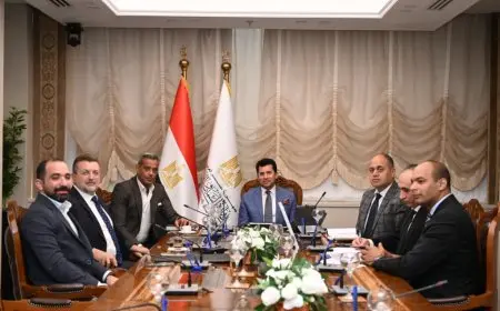 وزير الرياضة يجتمع مع مسؤولي المشروع القومي لاكتشاف المواهب الرياضية