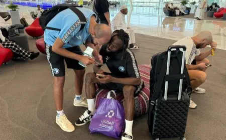 بعثة بيراميدز تصل مطار الملك عبد العزيز لتستعد للعودة إلى القاهرة