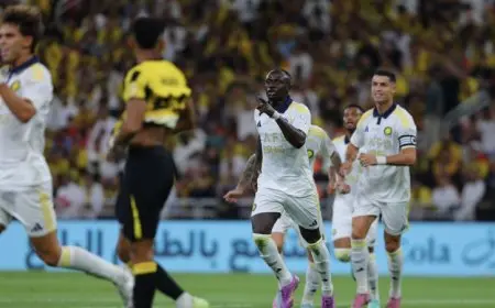 النصر يحقق انتصارًا مدويًا على الاتحاد بثنائية نظيفة ويتصدر جدول الدوري السعودي
