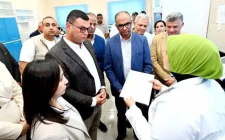 افتتاح محطة معالجة الصرف الصحي في مركز بدر بحضور وزير الإسكان ومحافظ البحيرة