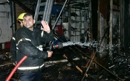 الحماية المدنية تكشف عن نجاحها في إخماد حريق حي العرب ببورسعيد