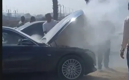 أحمد شوبير يتجاوز حادث سير خطير ويخرج سالمًا