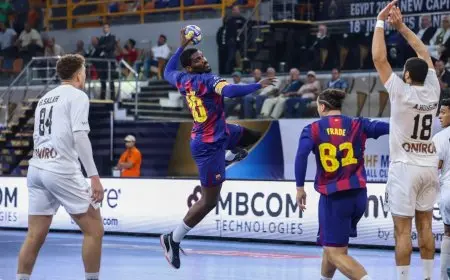 برشلونة يحقق فوزًا ساحقًا على الزمالك 47-25 ويضمن التأهل إلى نصف نهائي مونديال اليد