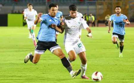 غزل المحلة وإنبي ينهيان مباراة الدوري الممتاز بالتعادل السلبي