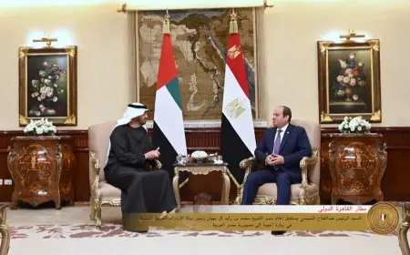 الرئيس السيسي والشيخ محمد بن زايد يعبرون عن دعمهم لمبادرة ترامب لوقف الصراع في غزة