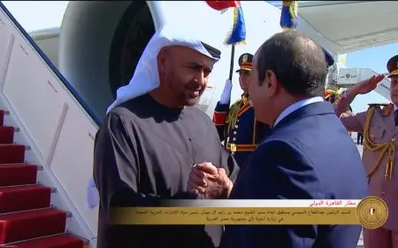 الرئيس السيسي يستقبل محمد بن زايد في قصر الاتحادية لمناقشة التطورات الإقليمية الهامة