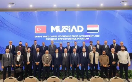 رئيس اقتصادية قناة السويس يقوم بلقاء مثير مع اتحاد رجال الأعمال المستقلين MUSIAD لتعزيز التعاون التجاري