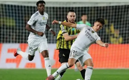 ريال مدريد يحقق فوزاً ساحقاً على خيرت الكازاخي بخماسية نظيفة في دوري أبطال أوروبا