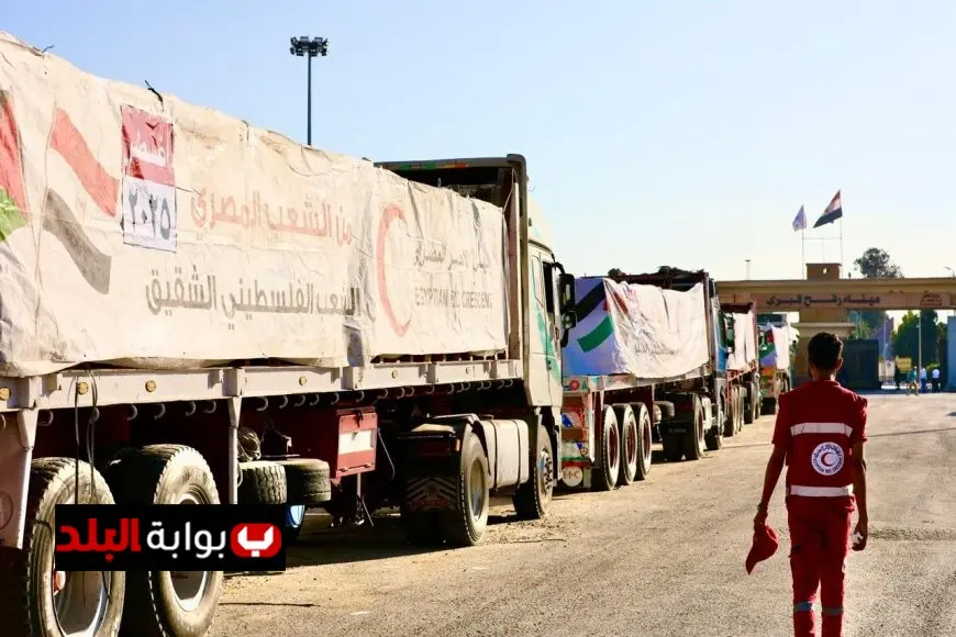 الهلال الأحمر المصري يرسل أكثر من 2700 طن من المساعدات الإنسانية العاجلة إلى غزة