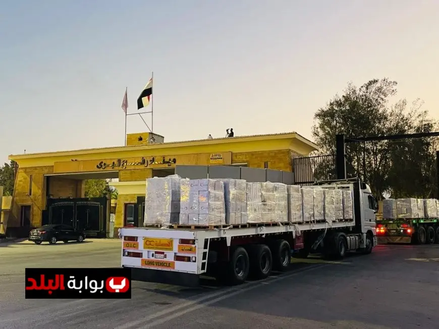 الهلال الأحمر يرسل قافلة زاد العزة الـ28 محملة بـ2800 طن من المساعدات العاجلة للفلسطينيين في غزة