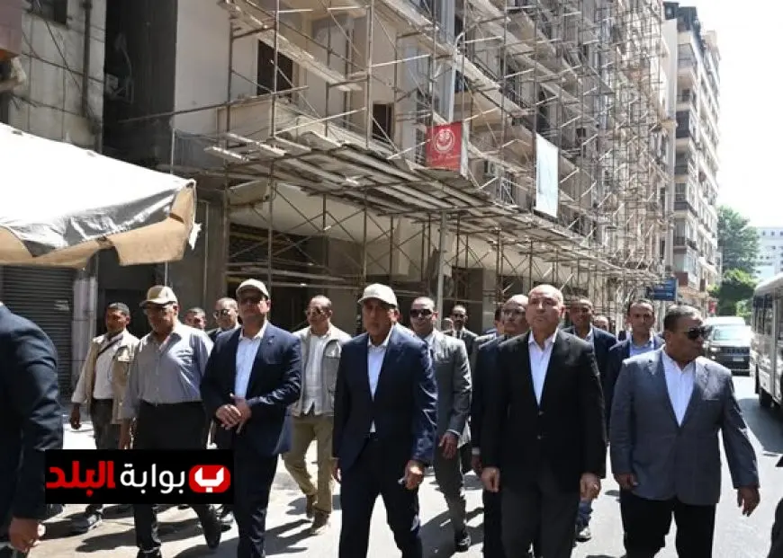 رئيس الوزراء يزور مشروع تطوير المظهر الحضاري للقاهرة الخديوية