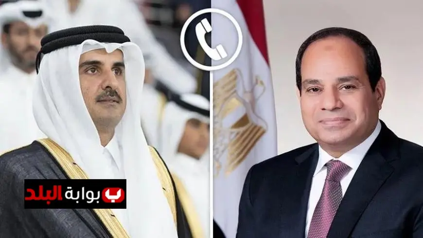 الرئيس السيسي يتصل بالأمير تميم ويعبر عن دعم مصر الثابت لقطر