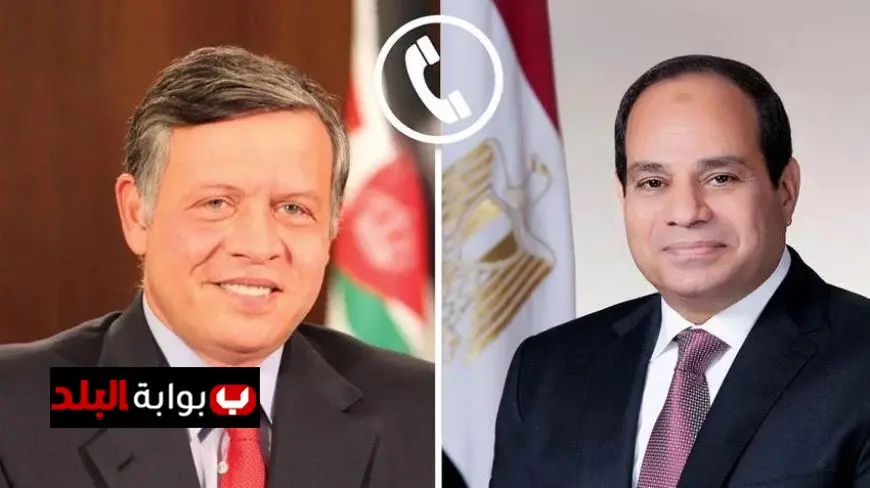الرئيس السيسي والملك الأردني يحذران من تصاعد التوترات الإسرائيلية غير المبررة