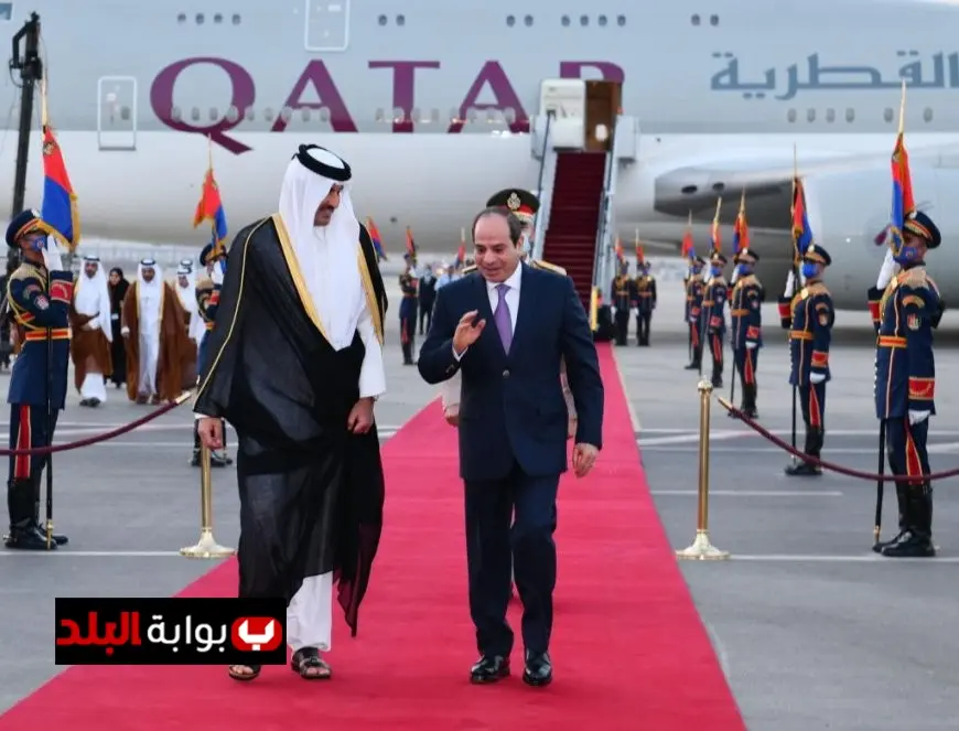 الرئيس السيسي وأمير قطر يتعاونان لوضع رؤية موحدة لتعزيز الأمن القومي العربي